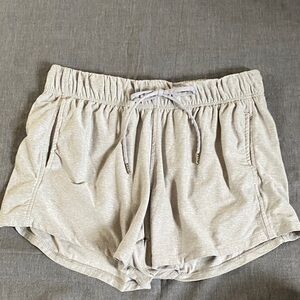 Women's Casual Drawstring Shorts  grey workout theme park running hiking short